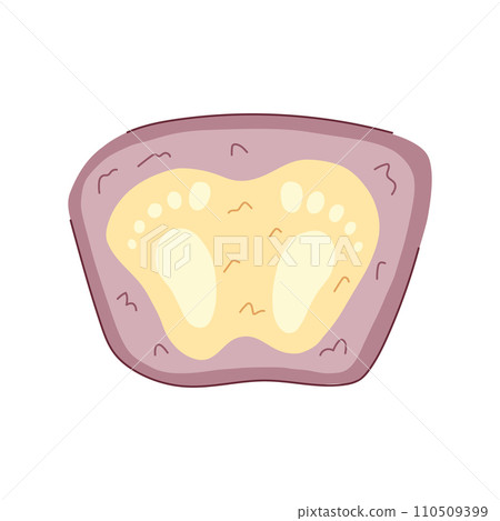 carpet bath mat cartoon vector illustration carpet bath mat cartoon vector illustration 110509399