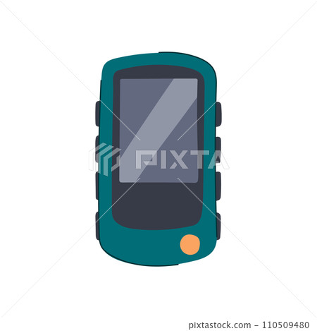 hand handheld gps cartoon vector illustration hand handheld gps cartoon vector illustration 110509480