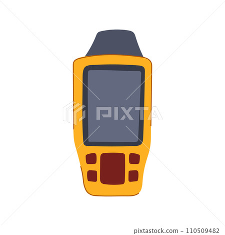 device handheld gps cartoon vector illustration device handheld gps cartoon vector illustration 110509482