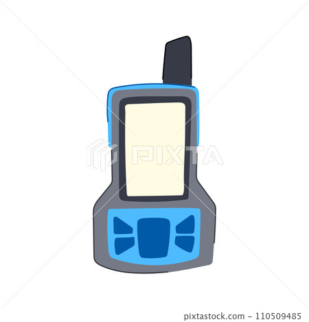 navigator handheld gps cartoon vector illustration navigator handheld gps cartoon vector illustration 110509485
