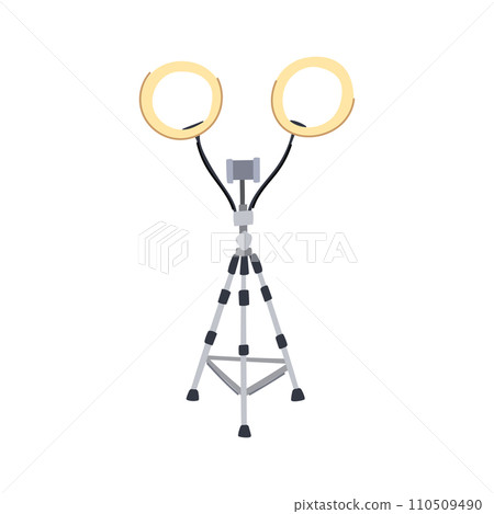 effect light ring cartoon vector illustration effect light ring cartoon vector illustration 110509490