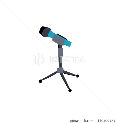 concert microphone stand cartoon vector illustration 110509525