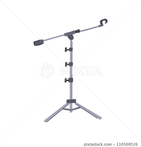 radio microphone stand cartoon vector illustration radio microphone stand cartoon vector illustration 110509526