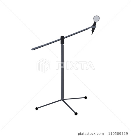 karaoke microphone stand cartoon vector illustration karaoke microphone stand cartoon vector illustration 110509529