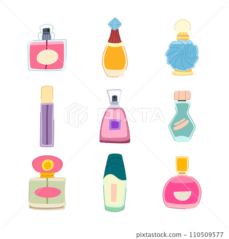 perfume for women set cartoon vector illustration perfume for women set cartoon vector illustration 110509577