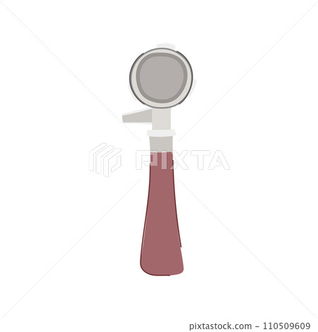 machine portafilter coffee cartoon vector illustration machine portafilter coffee cartoon vector illustration 110509609