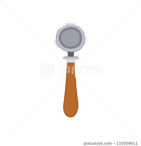 cafe portafilter coffee cartoon vector illustration cafe portafilter coffee cartoon vector illustration 110509611