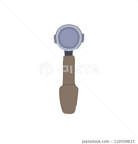logo portafilter coffee cartoon vector illustration logo portafilter coffee cartoon vector illustration 110509615