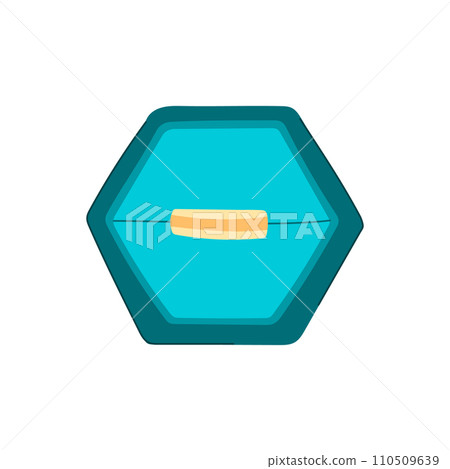 love proposal ring box cartoon vector illustration 110509639
