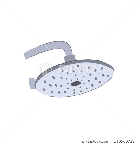 metal shower head cartoon vector illustration metal shower head cartoon vector illustration 110509722