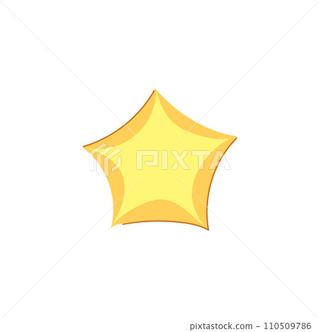 christmas star cartoon vector illustration 110509786
