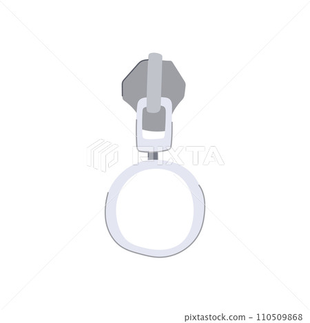 cord zipper puller cartoon vector illustration 110509868