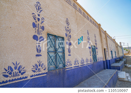 Nubian village scenery Nubian village scenery 110510097