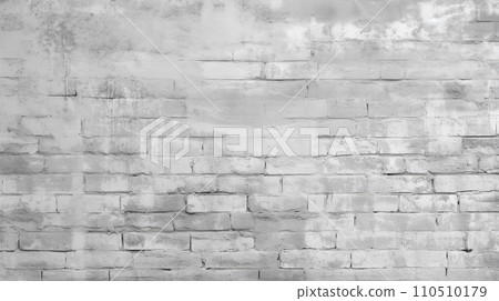White brick wall texture. 110510179