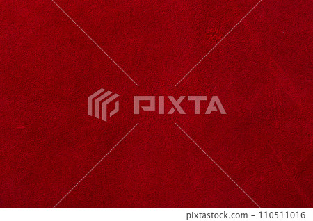 Red suede texture. Natural red dyed leather, suede macro photo. Red suede texture. Natural red dyed leather, suede macro photo. 110511016