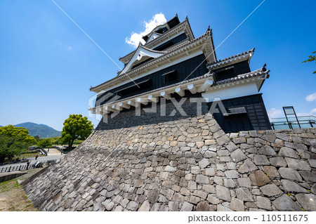 熊本縣/熊本城(熊本城跡) 天守閣石牆 熊本縣/熊本城(熊本城跡) 天守閣石牆 110511675