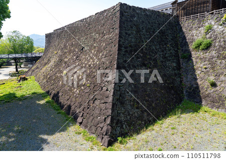 Kumamoto Prefecture/Kumamoto Castle (Kumamoto Castle ruins) stone wall (near "Nisa no Ishigaki") Kumamoto Prefecture/Kumamoto Castle (Kumamoto Castle ruins) stone wall (near "Nisa no Ishigaki") 110511798
