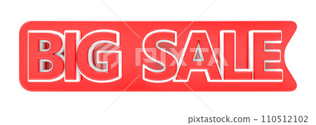red sale sign with text and shadow 110512102