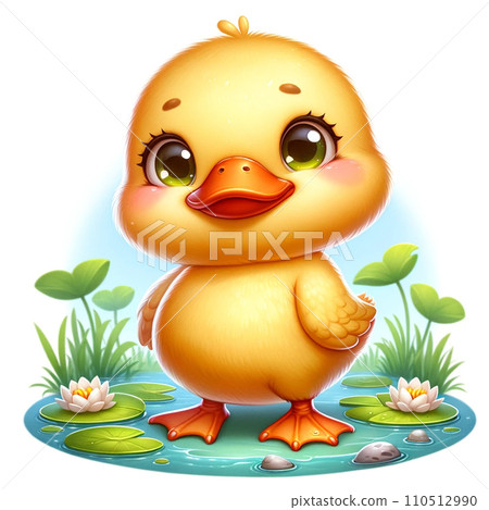 飛揚的小雞是一隻快樂的小雞的插圖 110512990