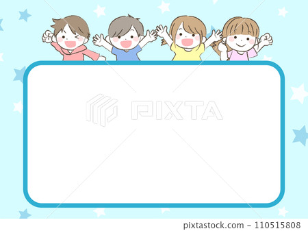 精力充沛的孩子們高興地跳起來，氣球3 110515808