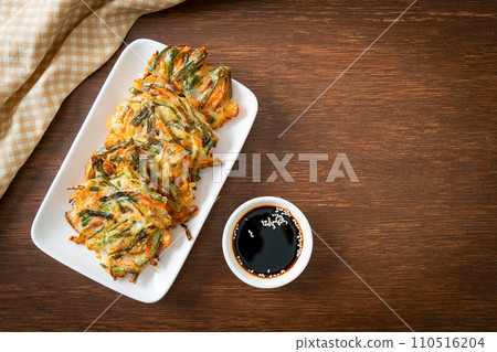Pajeon or Korean pancake or Korean pizza 110516204