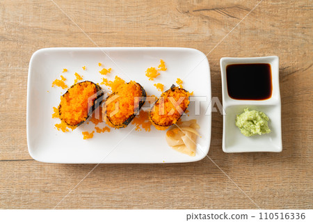 Ebiko Sushi or Shrimps Egg Sushi Ebiko Sushi or Shrimps Egg Sushi 110516336