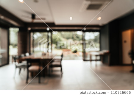 abstract blur hotel restaurant for background 110516666