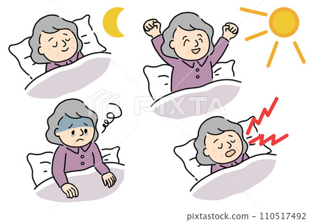 睡覺的高級女性的變體集 110517492
