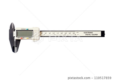 Vernier Caliper isolated on white background. Vernier Caliper isolated on white background. 110517859