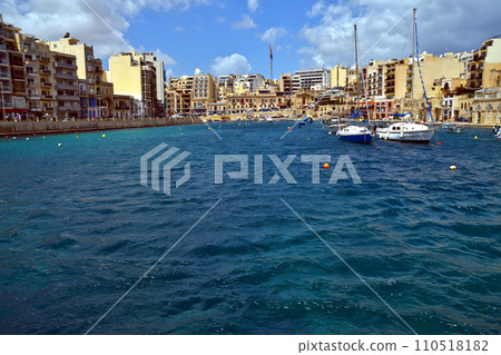 Malta St. Julian's Spinola Bay Malta St. Julian's Spinola Bay 110518182