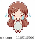Crying girl 110518500
