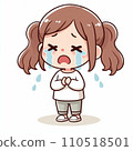 Crying girl 110518501