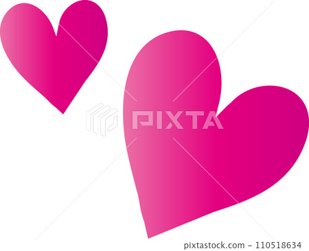 2個心形標記 110518634