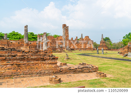 Wat Phra Sri Sanphet Temple in the precinct of Sukhothai Historical Park, a UNESCO World Heritage Site in Thailand 110520099