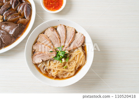 duck noodles with stewed duck soup duck noodles with stewed duck soup 110520418