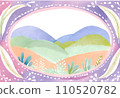 Spring image pastel painting background material 110520782