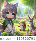 kitten in the forest 110520791