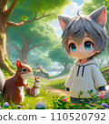 kitten in the forest 110520792