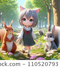 kitten in the forest 110520793