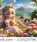 kitten in the forest 110520796