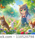 kitten in the forest 110520798