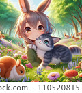Animals in the forest 110520815
