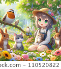 Animals in the forest 110520822