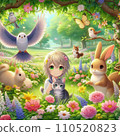 Animals in the forest 110520823