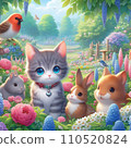 Animals in the forest 110520824