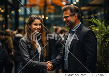 A young group of businessmen rush to a business meeting A young group of businessmen rush to a business meeting 110524023