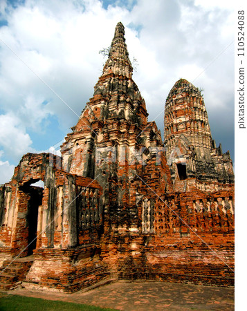 Thailand, Ayutthaya ruins, Wat Chai Wattanaram 110524088