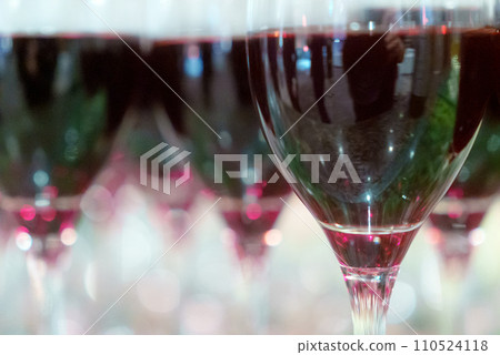 Glass on the table 110524118