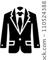 Formal wear icon uniform suit 110524388