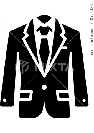 Formal wear icon uniform suit Formal wear icon uniform suit 110524388